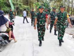 Tim Wasev Mabes TNI-AD tinjau Sasaran TMMD 125 Bojonegoro