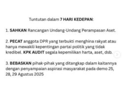 Gelombang Aksi dan Tuntutan Rakyat Menggema Pasca-Tewasnya Pengemudi Ojol