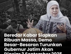 Demo Besar di Surabaya, Massa Tuntut Gubernur Khofifah Mundur
