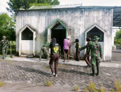 Serentak, Kodim Bojonegoro Gelar Karya Bakti Pembersihan Lingkungan di 28 Titik