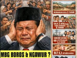 Anggaran MBG 2026 Sebesar RP 335 Triliun Dikritik : Dinilai Boros di Tengah Krisis Prioritas Publik