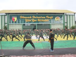 Tingkatkan Ketangkasan Prajurit, Kodim Bojonegoro Gelar Latihan Pencak Silat Militer
