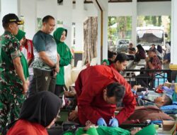 Sambut HUT ke- 80 Persit KCK, Kodim Bojonegoro Gelar Donor Darah dan Layanan Kesehatan Gratis