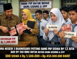 PRAKTIK CENGENG! Dana PIP Siswa SMA 3 Bojonegoro Diduga Dipotong Paksa untuk Bayar SPP dan Uang Gedung
