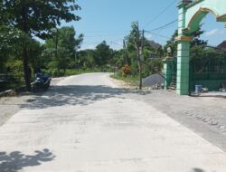 Jalan Rigid Beton Nglarangan Resmi Selesai, Akses Ekonomi Petani Makin Lancar
