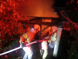 Rumah Warga di Semambung Kanor Ludes Terbakar, Diduga Akibat Tindakan Anak Penderita Gangguan Jiwa