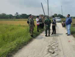 Dandim Bojonegoro Tinjau Sasaran TMMD 129 di Desa Kesongo Kedungadem