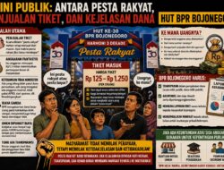 Antara Pesta Rakyat, Penjualan Tiket, dan Kejelasan Dana HUT BPR Bojonegoro