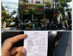 Struk Belanja Laskar Buah di Ngrowo Bojonegoro Diduga Mengunakan Nama “BRAVO” Tampa Izin
