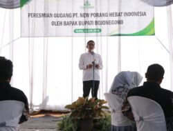 Komitmen Dorong Investasi dan Kesejahteraan Petani, Bupati Setyo Wahono Resmikan Pabrik Pengolahan Porang di Sekar