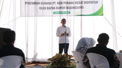 Komitmen Dorong Investasi dan Kesejahteraan Petani, Bupati Setyo Wahono Resmikan Pabrik Pengolahan Porang di Sekar