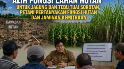 Alih Fungsi Lahan Hutan untuk Jagung dan Tebu Tuai Sorotan, Petani Pertanyakan Fungsi Hutan dan Jaminan Kemitraan