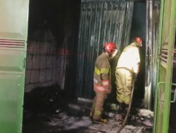 Diduga Korsleting CCTV, Ruko Dua Lantai di Pasar Kedungadem Terbakar, Kerugian Capai Rp1 Miliar