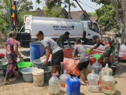 Peduli Kekeringan, Kodim Bojonegoro Salurkan 133 Ribu Liter Air Bersih ke 6 Kecamatan