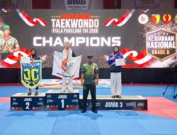 Menggelegar di Surabaya! Kontingen Kodim Bojonegoro Borong Medali di ‘Open Tournament Taekwondo’ Piala Panglima TNI 2026