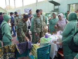 Sambut HUT ke-81 TNI, Kodim Bojonegoro Gelar Bazar Murah untuk Rakyat
