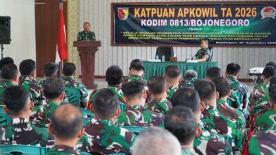 Kodim Bojonegoro Gembleng Apkowil: Pertajam Kemampuan Teritorial yang Unggul, Modern dan Humanis