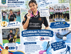 Siswa SMAN 4 Bojonegoro Raih Juara 1 Floorball U18 Surabaya Rising Champion 2026