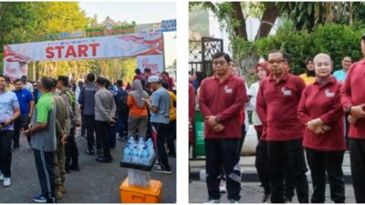 Ribuan Warga Bojonegoro Geruduk Alun-Alun, Haornas 2026 Jadi Pesta Olahraga Rakyat