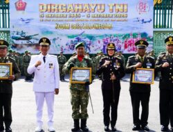 Dandim 0813 Bojonegoro Pimpin Upacara HUT ke- 81 TNI