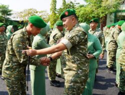 74 Prajurit Kodim Bojonegoro Naik Pangkat, Dandim: Semakin Tinggi Pangkat, Tanggung Jawab Makin Berat!